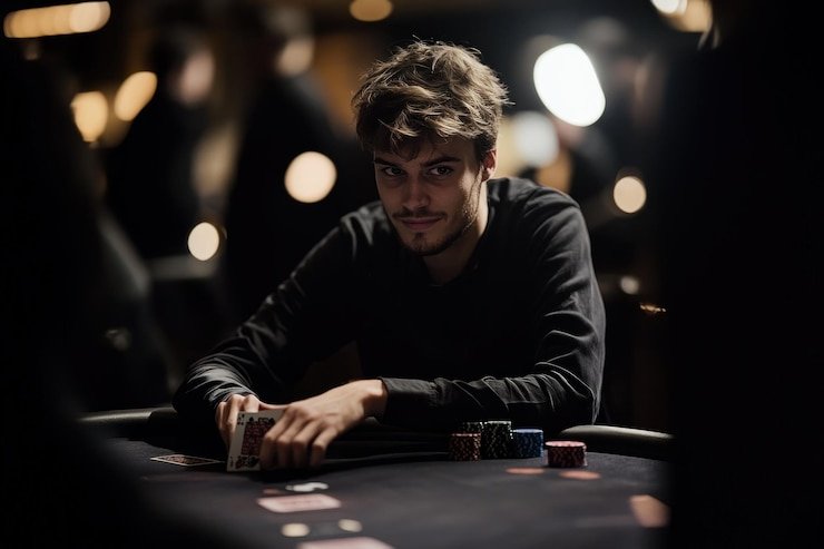 Kegiatan dealer dan pemain di meja live casino secara real-time dengan visual jernih